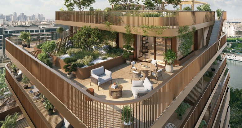 Achat / Vente immobilier neuf Saint-Ouen à seulement 13 min à pied du Métro 14 et RER C (93400) - Réf. 12952