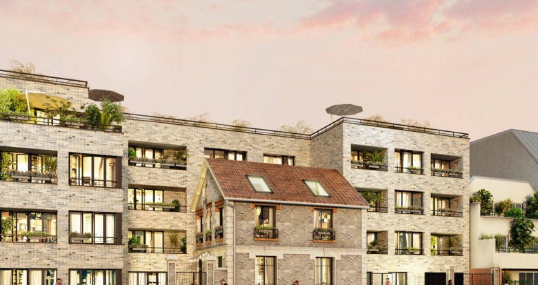 Achat / Vente immobilier neuf Saint-Ouen proche métros 13 et 14 (93400) - Réf. 7198