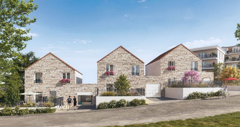 Achat / Vente immobilier neuf Saint-Thibault-des- Vignes au cœur du village proche bus (77400) - Réf. 12389