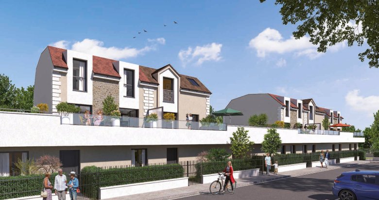 Achat / Vente immobilier neuf Saint-Thibault-des-Vignes proche commerces et commodités (77400) - Réf. 7814