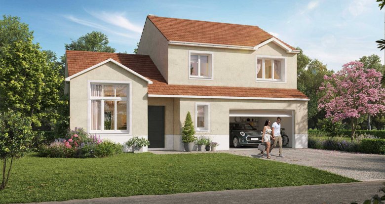 Achat / Vente immobilier neuf Saint-Witz au cœur d’un quartier pavillonnaire (95470) - Réf. 7095