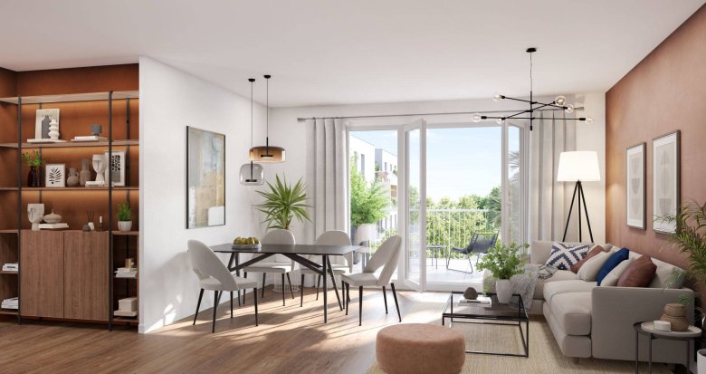Achat / Vente immobilier neuf Saintry-sur-Seine à 11 min en bus de la gare RER D (91250) - Réf. 9617