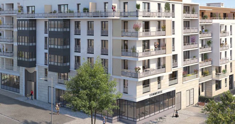 Achat / Vente immobilier neuf Sartrouville à 650 m RER A et Transilien L à 10 min de la Défense (78500) - Réf. 13325