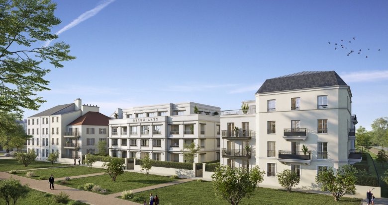 Achat / Vente immobilier neuf Serris à 5 min du parc d’attractions de Marne-la-Vallée (77700) - Réf. 8535