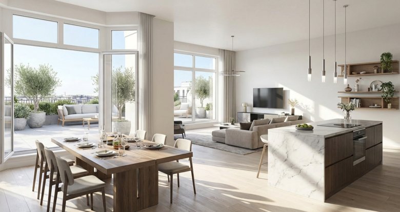 Achat / Vente immobilier neuf Thiais à 10 min en TVM du métro ligne 14 (94320) - Réf. 13866