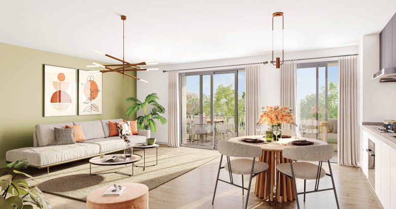 Achat / Vente immobilier neuf Villepinte à 10 min en bus de la gare RER B et métro 16 (93420) - Réf. 12490