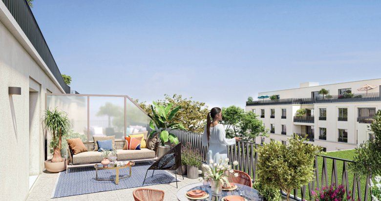 Achat / Vente immobilier neuf Villepinte à 10 min en bus de la gare RER B et métro 16 (93420) - Réf. 12490