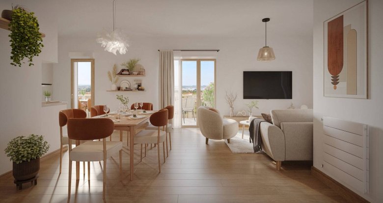 Achat / Vente immobilier neuf Villetaneuse à 5 min à pied du Parc Régional de la Butte Pinson (93430) - Réf. 12316
