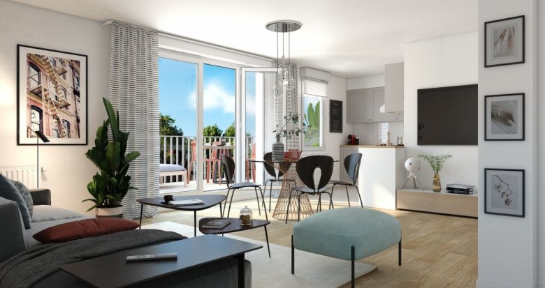 Achat / Vente immobilier neuf Vitry-sur-Seine à 10 min RER C et future ligne 15 (94400) - Réf. 8163