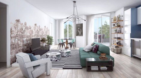 Programme immobilier neuf UNIVERT - Alfortville : Résidence studio–T5 avec cadre résidentiel et confort optimisé proche des transports (94140) - Référence : 14779