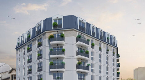 Programme immobilier neuf LES TERRASSES D'ARGENTEUIL RC - Argenteuil : Résidence studio–T4 avec cadre rétro et confort optimisé proche des transports (95100) - Référence : 18037