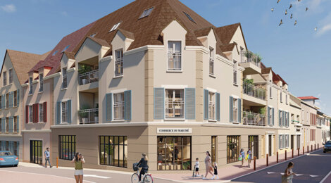 Programme immobilier neuf PLACE DU MARCHE - Arpajon cœur de ville à proximité immédiate des Halles (91290) - Référence : 18599