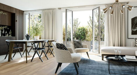Programme immobilier neuf New Art - Asnières-sur-Seine logements lumineux près de Paris et La Défense (92600) - Référence : 17671