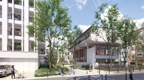 Programme immobilier neuf Les Allées du Parc - Aubervilliers adresse centrale à proximité de l’Hôtel de Ville (93300) - Référence : 16459