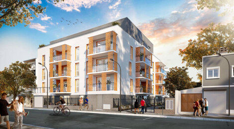 Programme immobilier neuf VILLA CAPUCINE - Aubervilliers aux portes de Paris proche de 3 gares (93300) - Référence : 16454