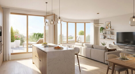 Programme immobilier neuf Icone (93) - Aubervilliers cadre de vie connecté proche métros M7 et M12 (93300) - Référence : 17010