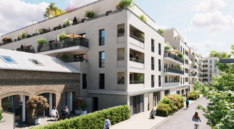 Programme immobilier neuf COUR PIVERT - Aubervilliers logements avec extérieur près de Fort d’Aubervilliers (93300) - Référence : 18115