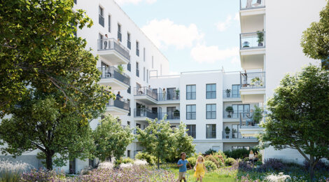 Programme immobilier neuf COUR PIVERT - Aubervilliers logements avec extérieur près de Fort d’Aubervilliers (93300) - Référence : 18115