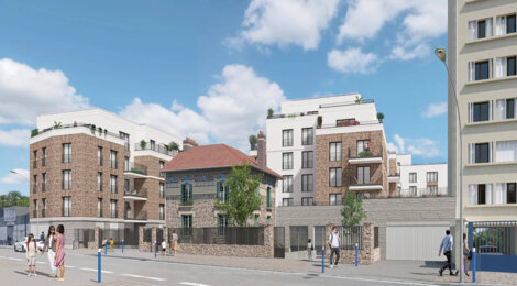 Programme immobilier neuf PASSAGE DES ARTS - Aubervilliers proche commerce et future ligne 15 Est (93300) - Référence : 16569