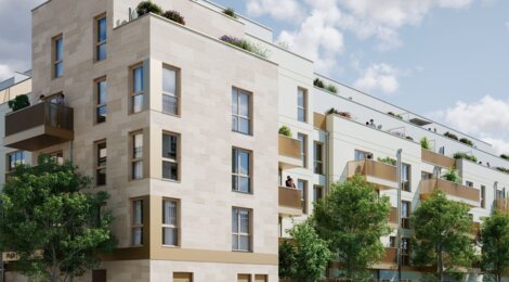 Programme immobilier neuf FAUBOURG 19 - Aubervilliers résidence verdoyante près de La Villette (93300) - Référence : 18095