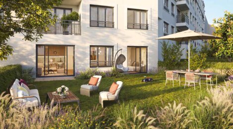 Programme immobilier neuf LE FLOREAL - Aulnay-sous-Bois proche centre-ville et gare RER B et Transilien K (93600) - Référence : 16535