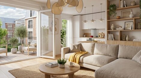 Programme immobilier neuf LE FLOREAL - Aulnay-sous-Bois proche centre-ville et gare RER B et Transilien K (93600) - Référence : 16535