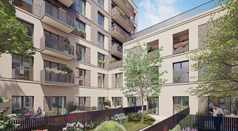 Programme immobilier neuf NEWART - Aulnay-sous-Bois quartier de la Rose des Vents proche futur métro 16 (93600) - Référence : 12323