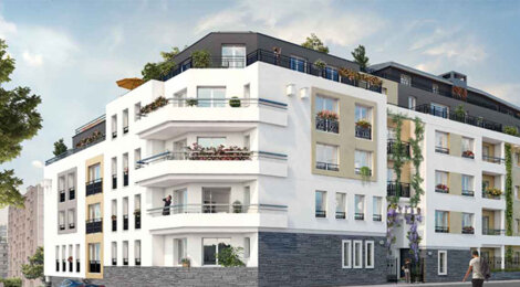 Programme immobilier neuf Natur&Vous - Bagnolet des appartements avec balcons et terrasses (93170) - Référence : 17970