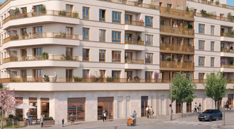 Programme immobilier neuf LE 5 RASPAIL - Bagnolet quartier résidentiel métro 11 à 5 min à vélo (93170) - Référence : 16644