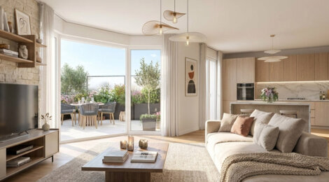 Programme immobilier neuf Clos Des Bleuets - Beauchamp cadre résidentiel proche gare appartements avec extérieur (95250) - Référence : 17202