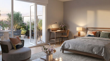 Programme immobilier neuf Clos Des Bleuets - Beauchamp cadre résidentiel proche gare appartements avec extérieur (95250) - Référence : 17202