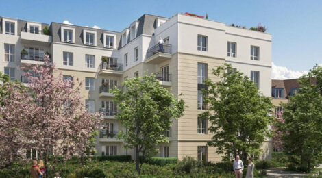 Programme immobilier neuf Clos Des Bleuets - Beauchamp cadre résidentiel proche gare appartements avec extérieur (95250) - Référence : 17202
