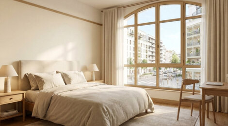 Programme immobilier neuf Les Terrasses Duparc - Bezons cadre de vie dynamique proche Paris et La Défense (95870) - Référence : 16981