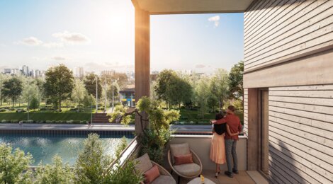 Programme immobilier neuf Les App'arts de l'Ourcq - Bobigny à deux pas  du canal et des métros 5 et 15 (93000) - Référence : 16645
