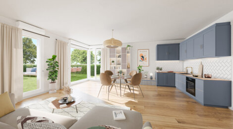 Programme immobilier neuf Les Terrasses d'Aliona - Bobigny : logements neufs sécurisés et verdoyants proche de Paris (93000) - Référence : 18166