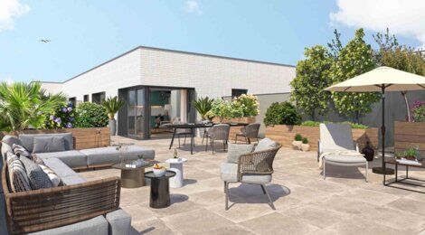 Programme immobilier neuf Les Terrasses d'Aliona - Bobigny : logements neufs sécurisés et verdoyants proche de Paris (93000) - Référence : 18166