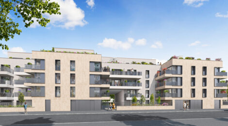 Programme immobilier neuf Les Terrasses d'Aliona - Bobigny : logements neufs sécurisés et verdoyants proche de Paris (93000) - Référence : 18166