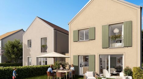 Programme immobilier neuf LE CLOS DES ROCHES - Boissise-le-Roi cadre verdoyant à 9 min du RER D (77310) - Référence : 18368