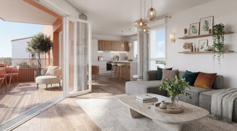 Programme immobilier neuf CARRÉ NOYER - Appartements - Bondoufle au coeur de la ZAC Grand Parc (91070) - Référence : 16548