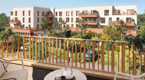 Programme immobilier neuf Carré des Ormes - Bondoufle, une adresse verdoyante et connectée dans le quartier du Grand Parc (91070) - Référence : 17536