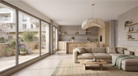 Programme immobilier neuf CASTANEA - Bouffémont : logements neufs sécurisés et verdoyants proche des commodités (95570) - Référence : 15579