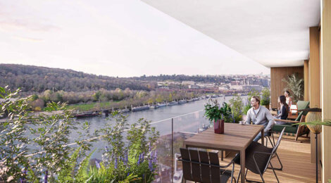 Programme immobilier neuf TERRASSES EN SEINE - Boulogne-Billancourt vues Seine proche métro 15 et 9 (92100) - Référence : 16598