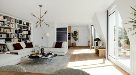 Programme immobilier neuf Villa Condorcet - Bourg-La-Reine : logements neufs T2–T3 proche du centre-ville et du RER B (92340) - Référence : 8699