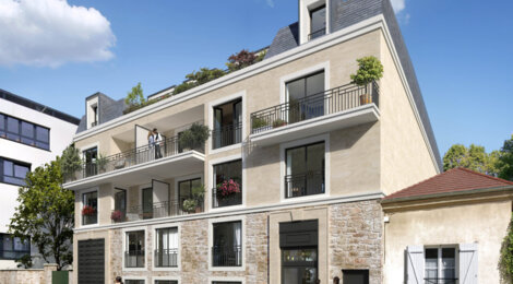 Programme immobilier neuf Villa Condorcet - Bourg-La-Reine : logements neufs T2–T3 proche du centre-ville et du RER B (92340) - Référence : 8699