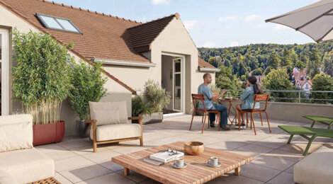Programme immobilier neuf CŒUR MEULIÈRE - Bures-sur-Yvette adresse verdoyante reliée par RER B (91440) - Référence : 17279