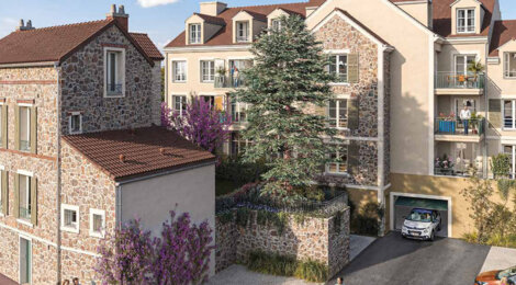 Programme immobilier neuf CŒUR MEULIÈRE - Bures-sur-Yvette adresse verdoyante reliée par RER B (91440) - Référence : 17279