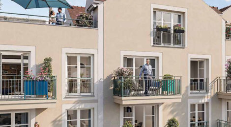 Programme immobilier neuf CŒUR MEULIÈRE - Bures-sur-Yvette adresse verdoyante reliée par RER B (91440) - Référence : 17279