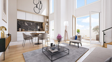 Programme immobilier neuf Résidence Green Life 3 - Bussy-Saint-Georges : logements neufs T2–T5 proche du RER A et des commerces (77600) - Référence : 15801