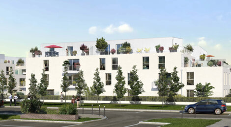 Programme immobilier neuf Les Jardins Saint-Louis - Carrières-sous-Poissy : Résidence T2–T4 avec cadre paysager et confort moderne proche des transports (78955) - Référence : 4894