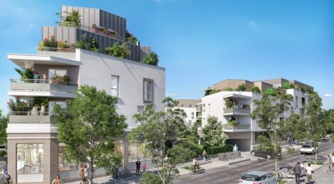 Programme immobilier neuf 9ÈME ART - Carrières-sur-Seine : logements neufs sécurisés et verdoyants proche du RER A (78420) - Référence : 14915